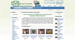 Desktop Screenshot of buyyourcalculators.com